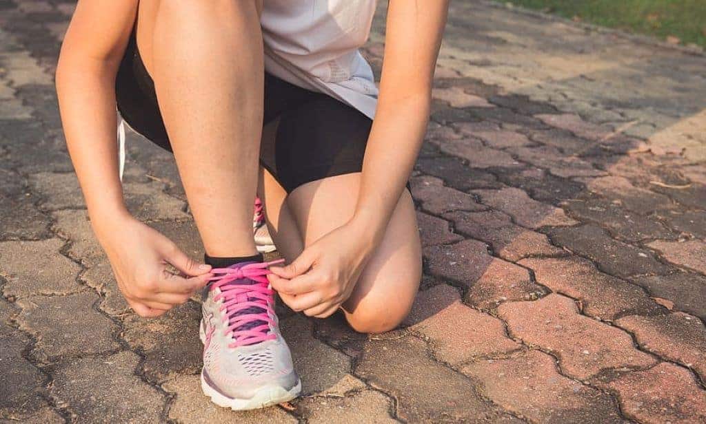 woman legs exercise
