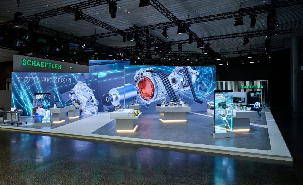 Schaeffler exhibition stand at Automechanika Frankfurt by Planwerkstatt