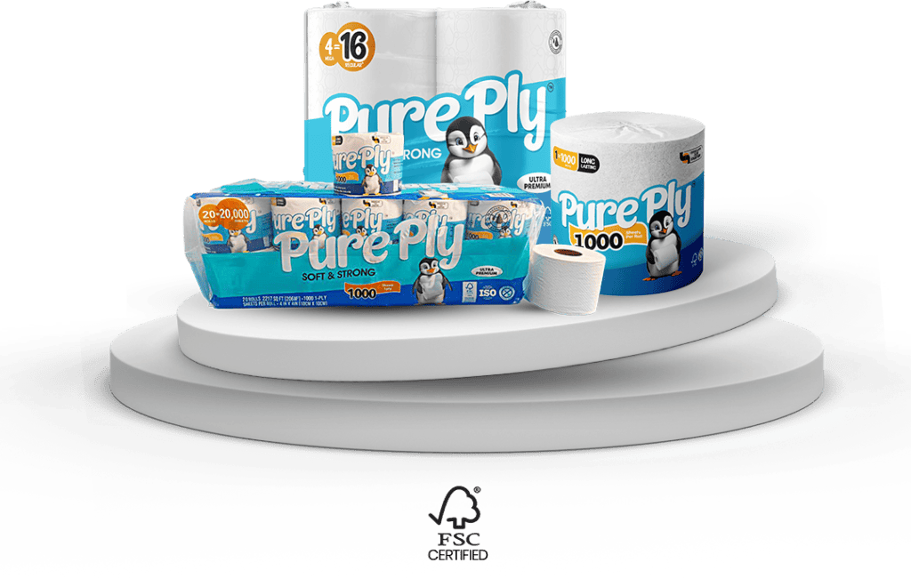 What color is toilet paper in France? Pink and sometimes white like PurePly