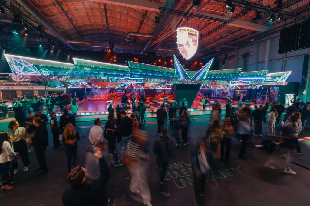 Porsche brand space at OMR Festival 2026 designed by Planwerkstatt