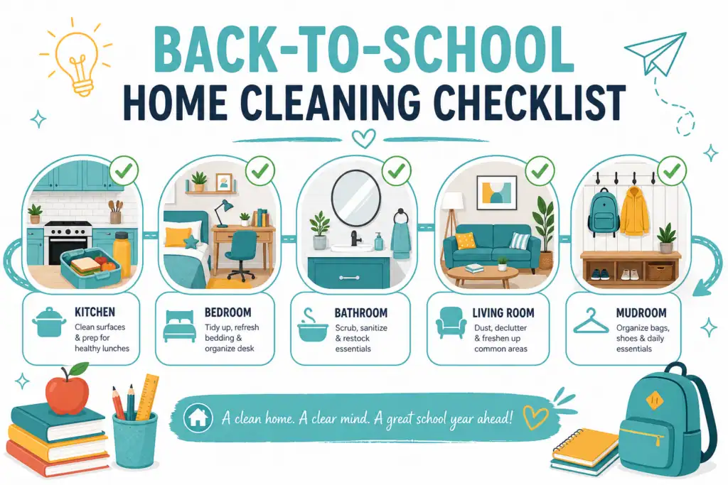 Back to School Home Cleaning Guide for Huntley IL Families - Abby Cleaning Service