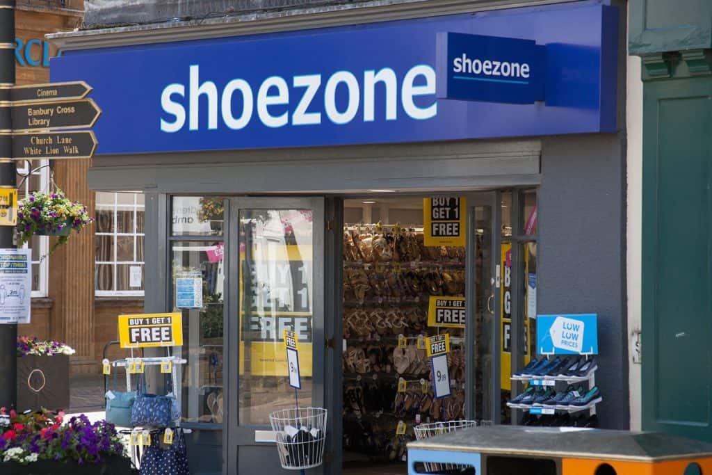 UK shoe store