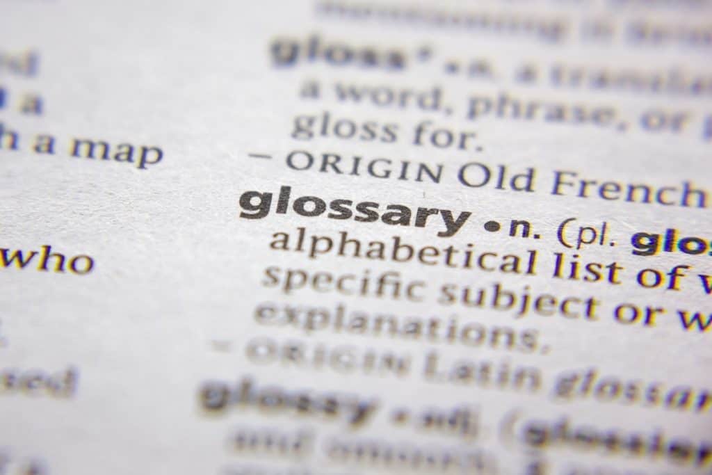 shoe and footware term glossary