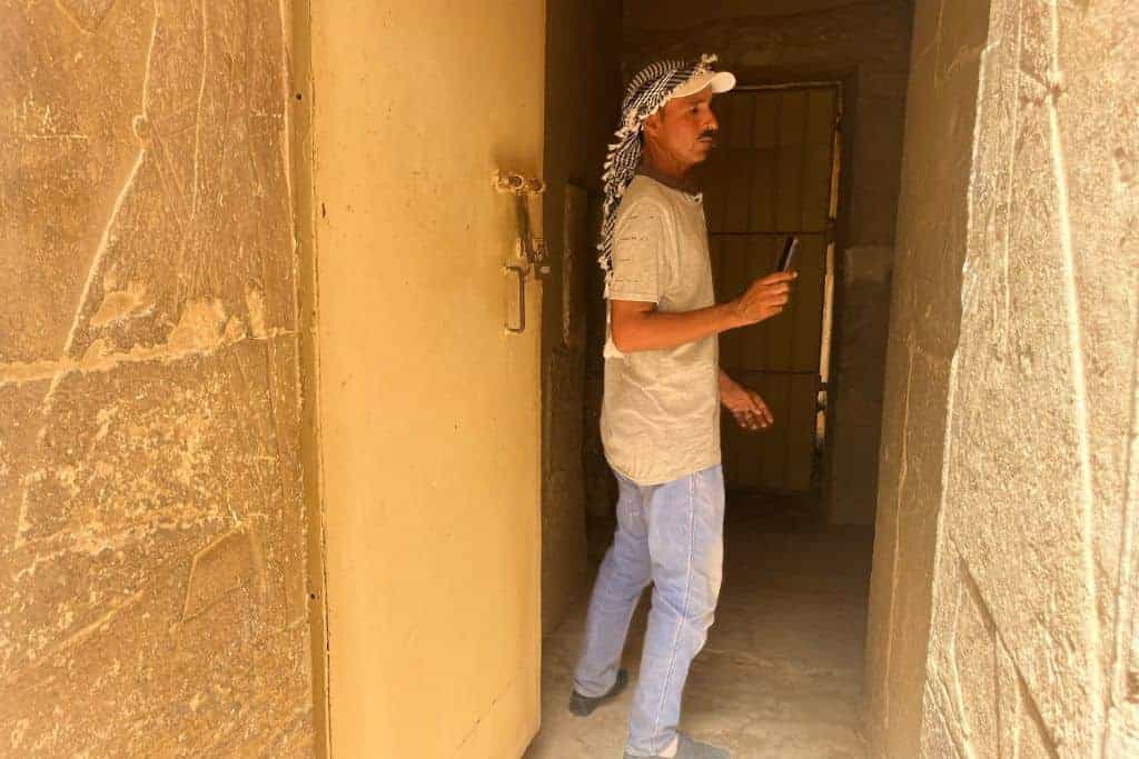 Inside the tombs of Saqqara in Egypt