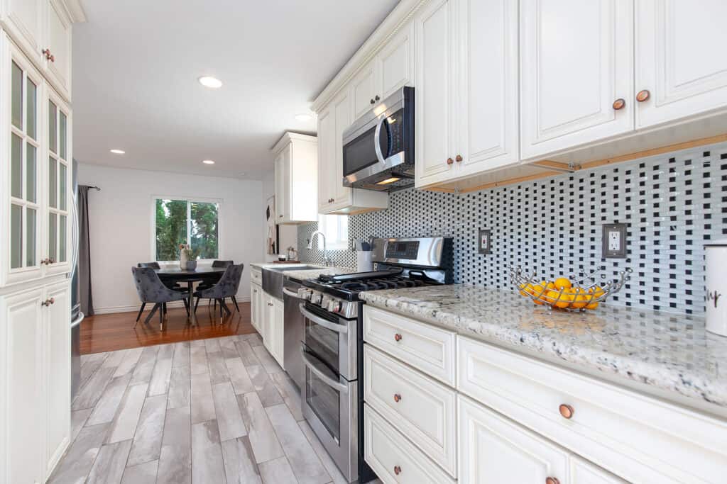 1422-24 Felton Street - Kitchen Area and Looking Over the Dining Area