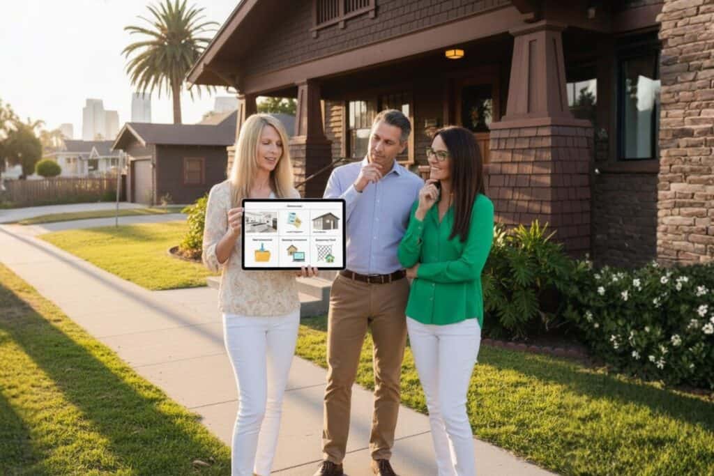 Realtors Discussing the Benefits of Using HELOC with a Client