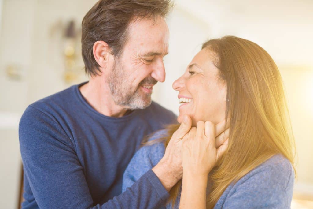 Happy couple who has manifested their true love.