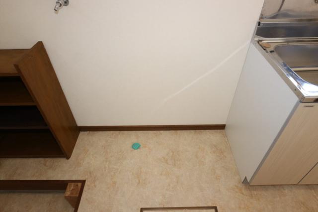 洗濯機置場、冷蔵庫置き場
