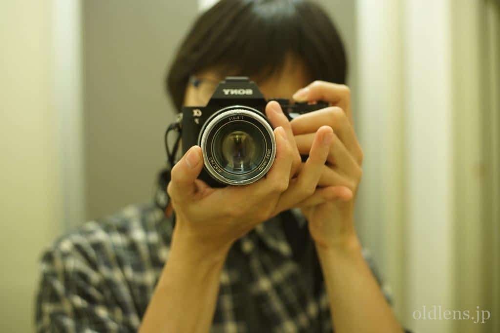Carl Zeissの凹みUltron 50mm f1.8 M42マウントが
