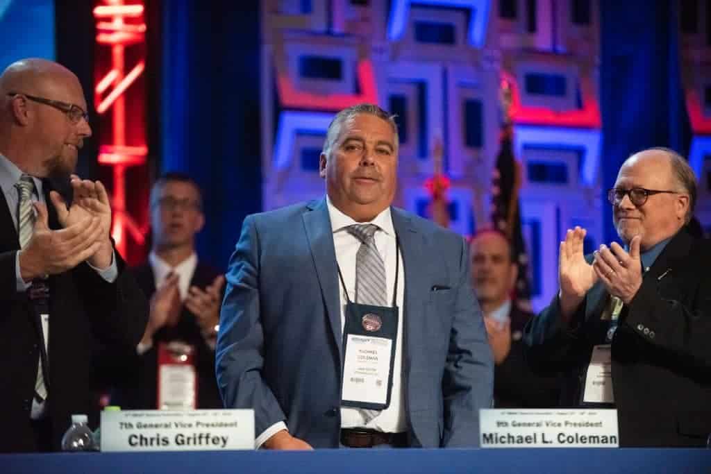 Incoming SMART General President Michael Coleman