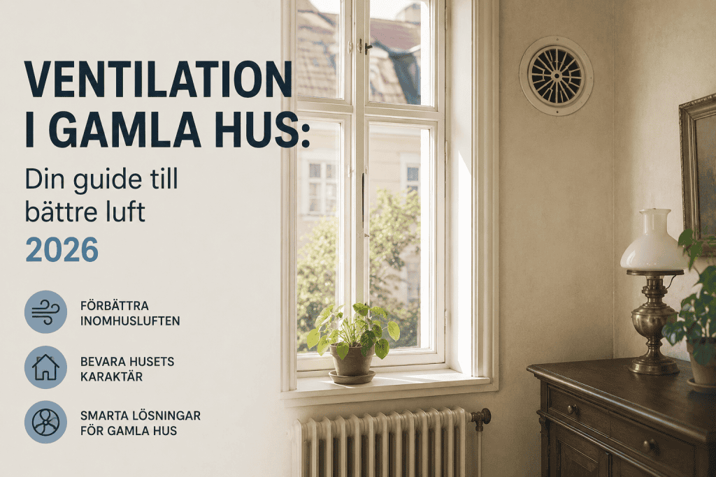 Ventilation i gammalt hus