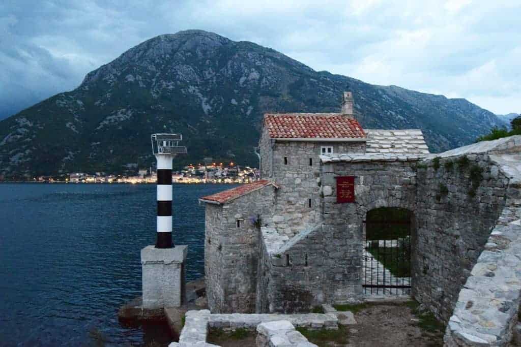 Driving around the bay of Kotor