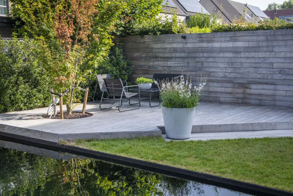 Renovatie met zwemvijver door Concept Gardens