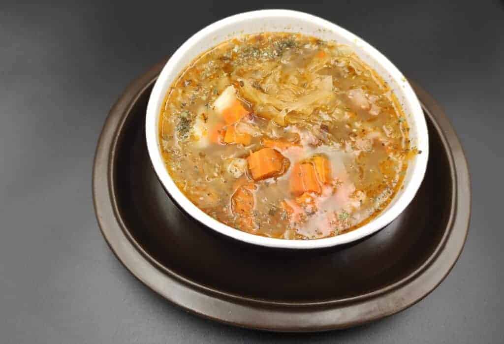 Kapusniak soup.