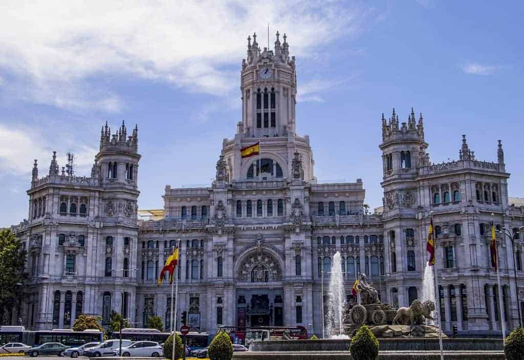 Das Rathaus der Hauptstadt Spaniens Das Rathaus der Hauptstadt Spaniens