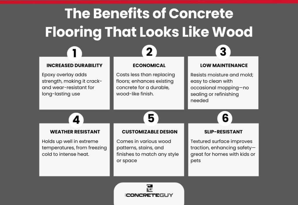 The Benefits of Concrete Flooring That Looks Like Wood