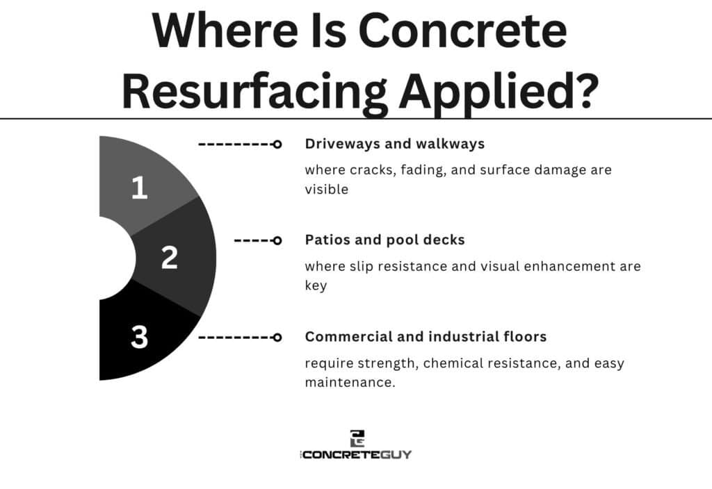 Where Is Concrete Resurfacing Applied
