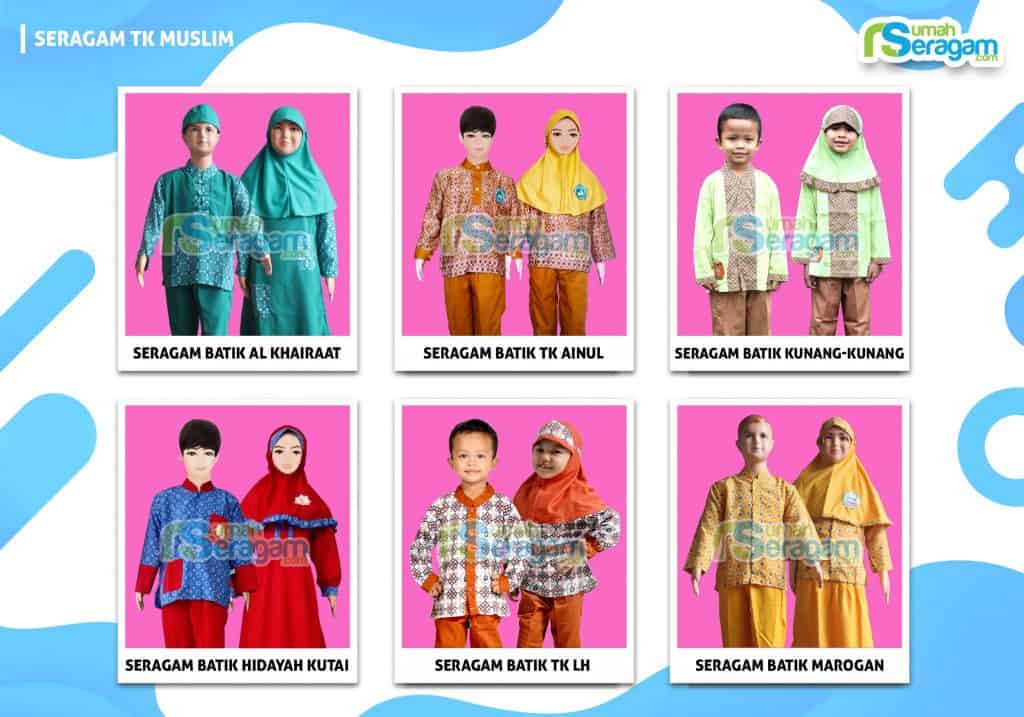 Model Seragam Batik Anak TK