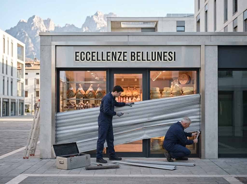 fabbro ripara serranda a Belluno