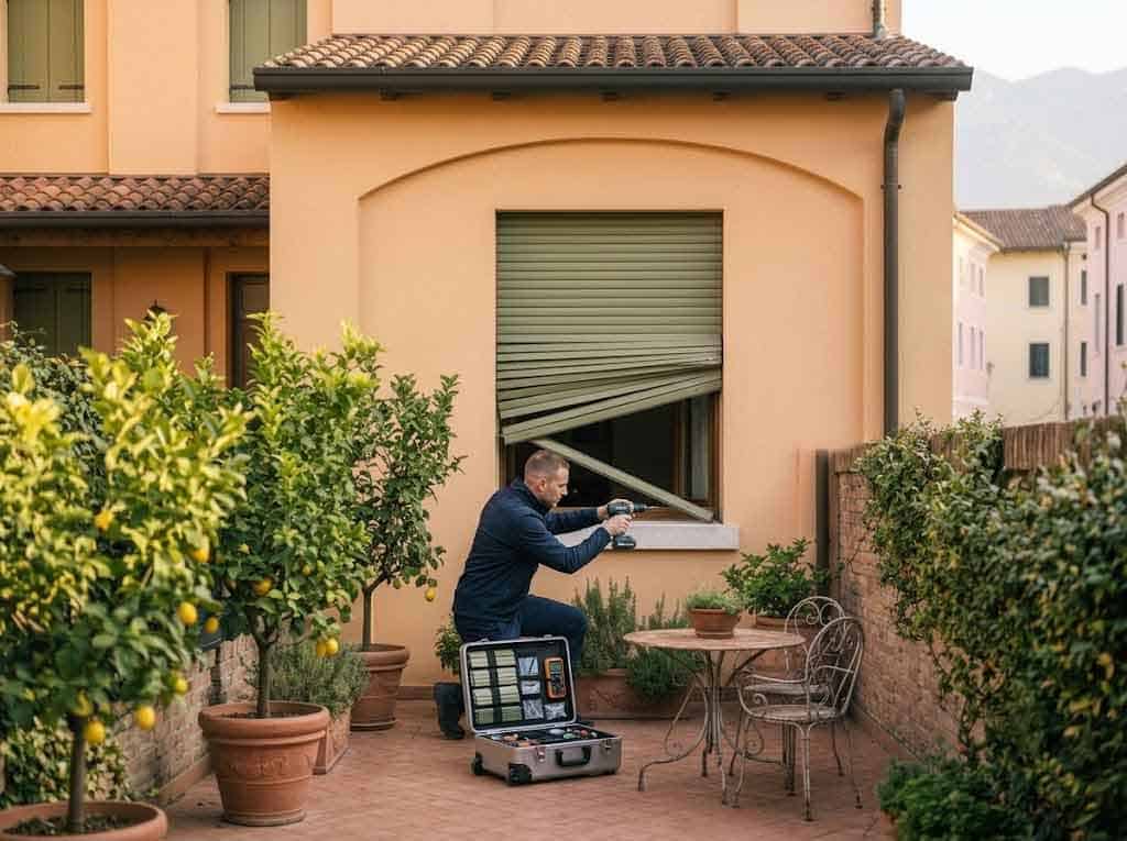 fabbro ripara tapparella a Padova