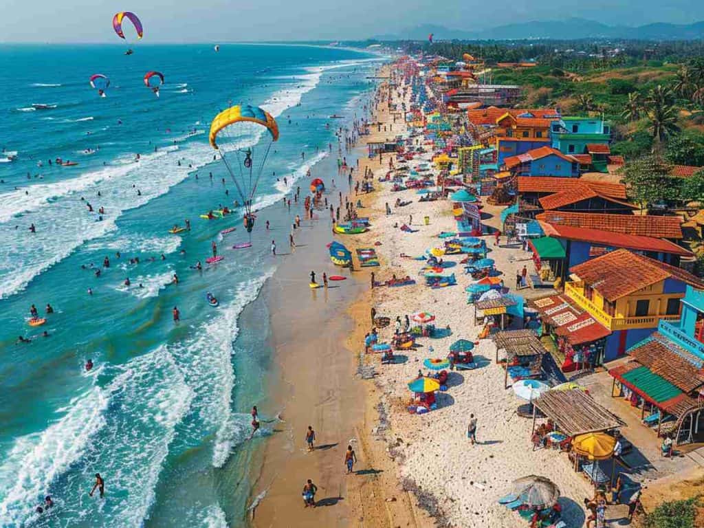 calangute beach goa