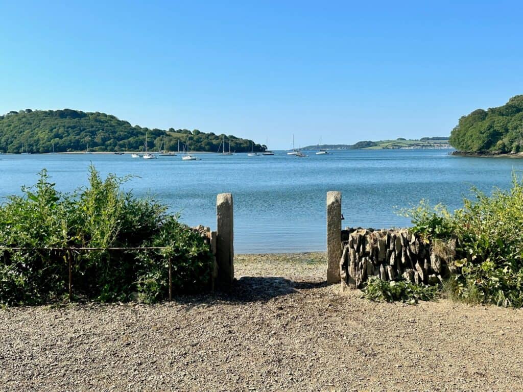 National Trust Trelissick Garden Review - View out over the River Fal Estuary