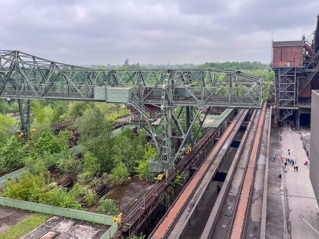 Blick in den alten Bunkerbereich des Landschaftsparks Duisburg-Nord