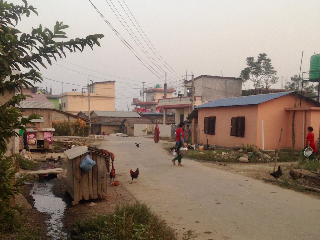 Community Homestay nahe Sauhara im Chitwan Nationalpark, Besuch im Tharu-Dorf