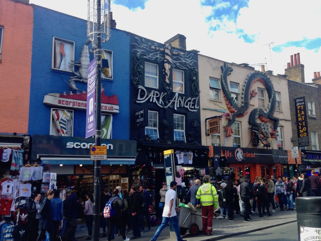 Auf dem Weg zum berühmten Camden Market in London