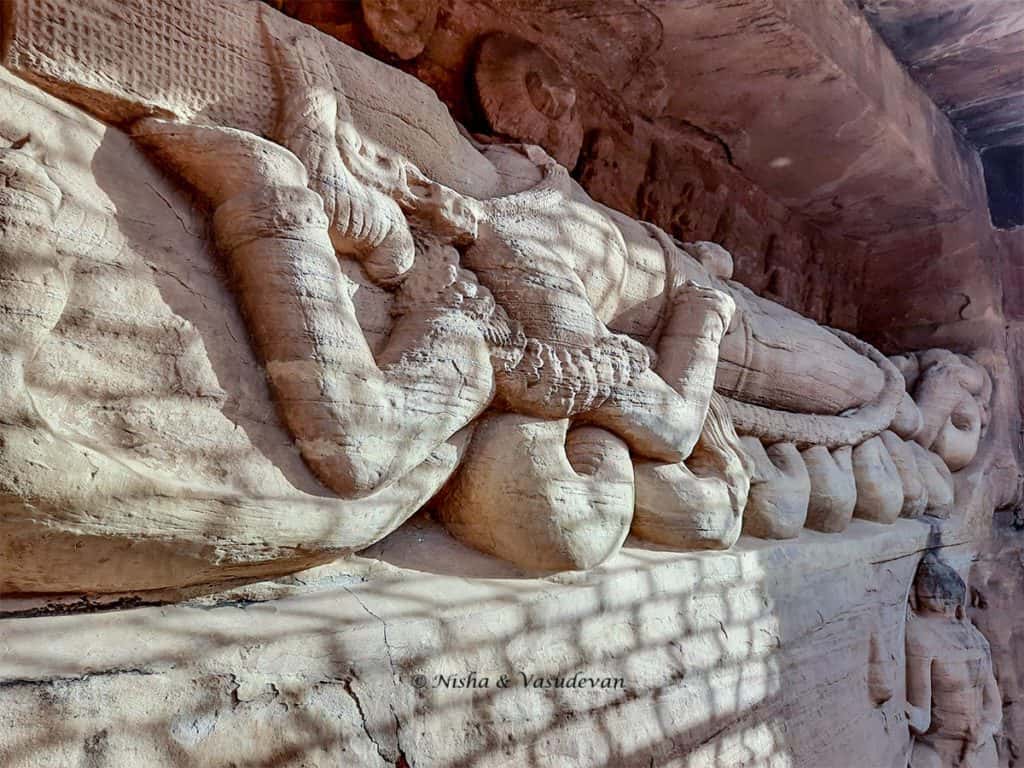 Udayagiri Caves Madhya Pradesh Sheshasayi