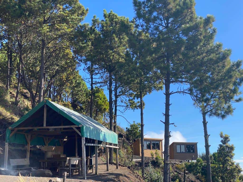 OX Expeditions campsite on Acatenango Volcano, Antigua Guatemala