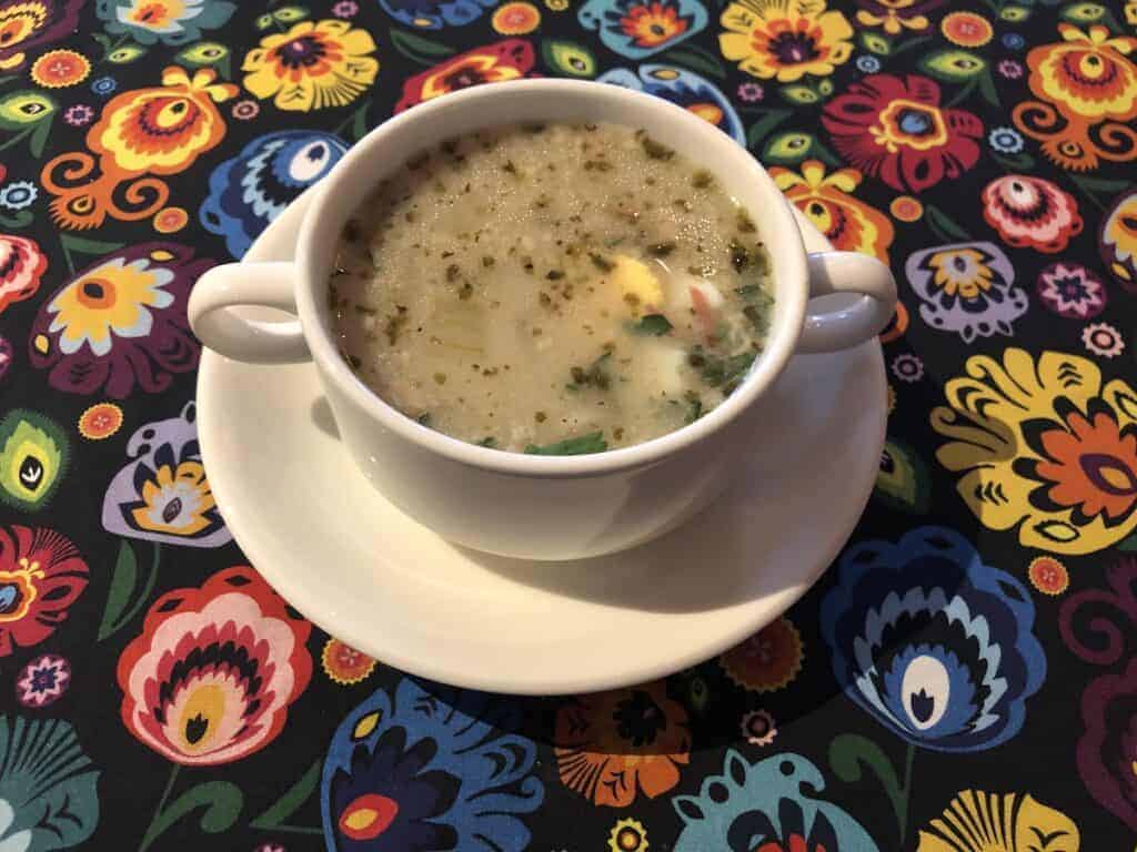 Polish zurek soup.