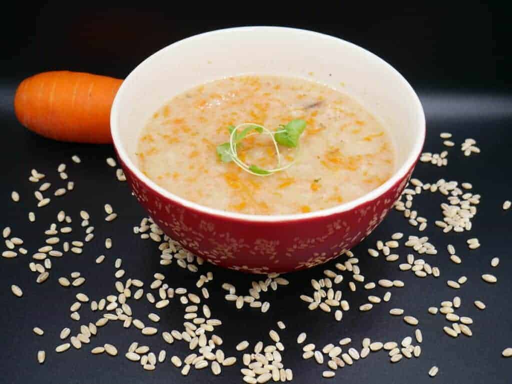 Krupnik barley soup.