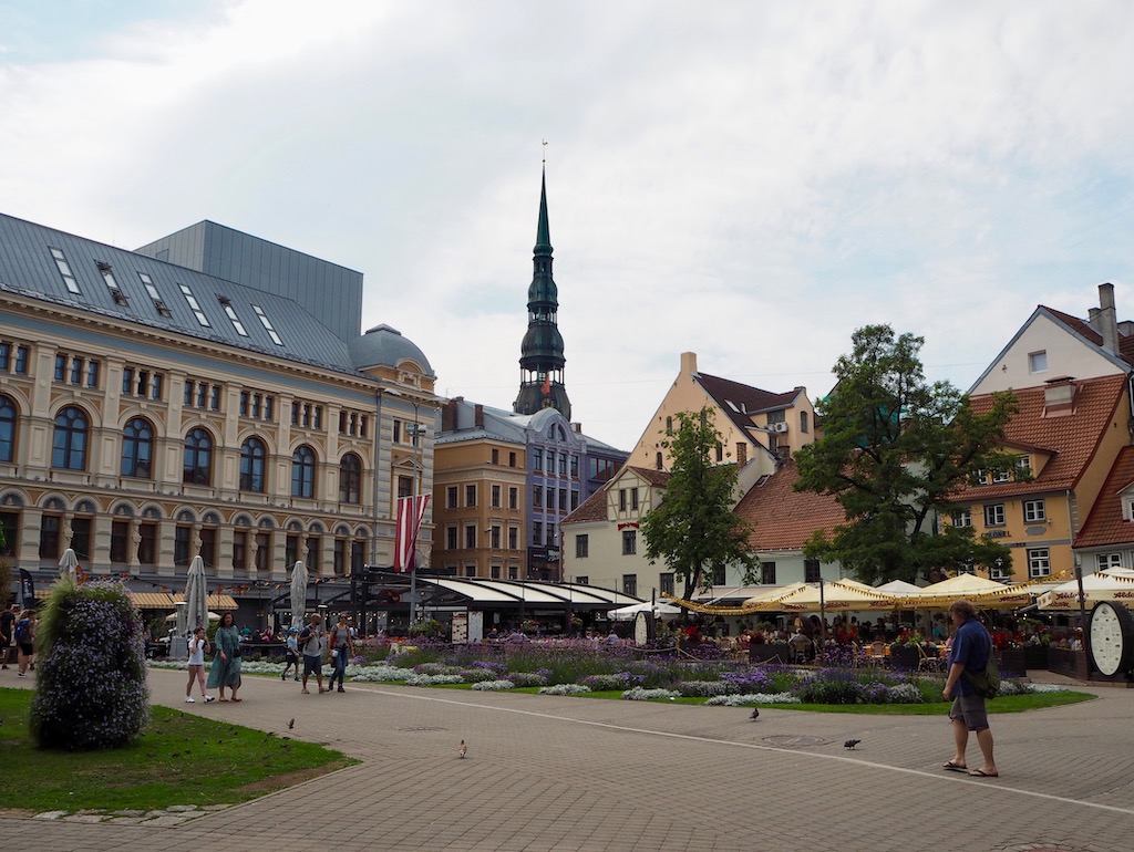 Die gepflegte Altstadt in Lettlands Hauptstadt