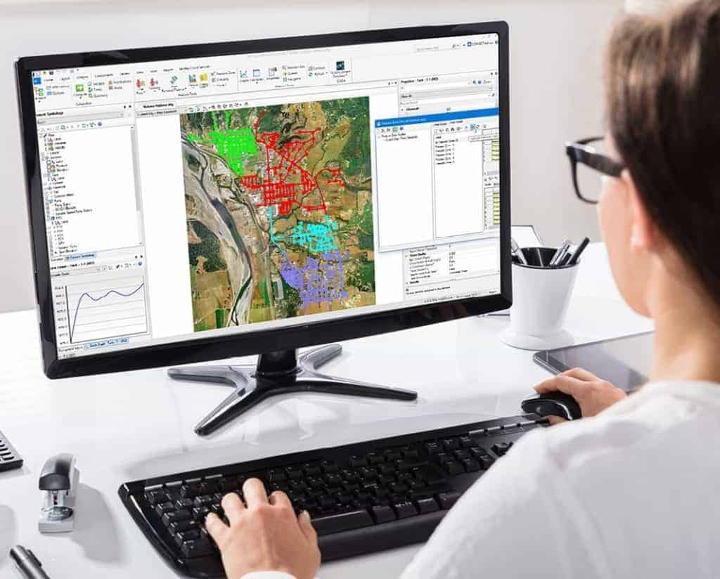 Hydraulic modelling tool for efficient management of drinking water systems.