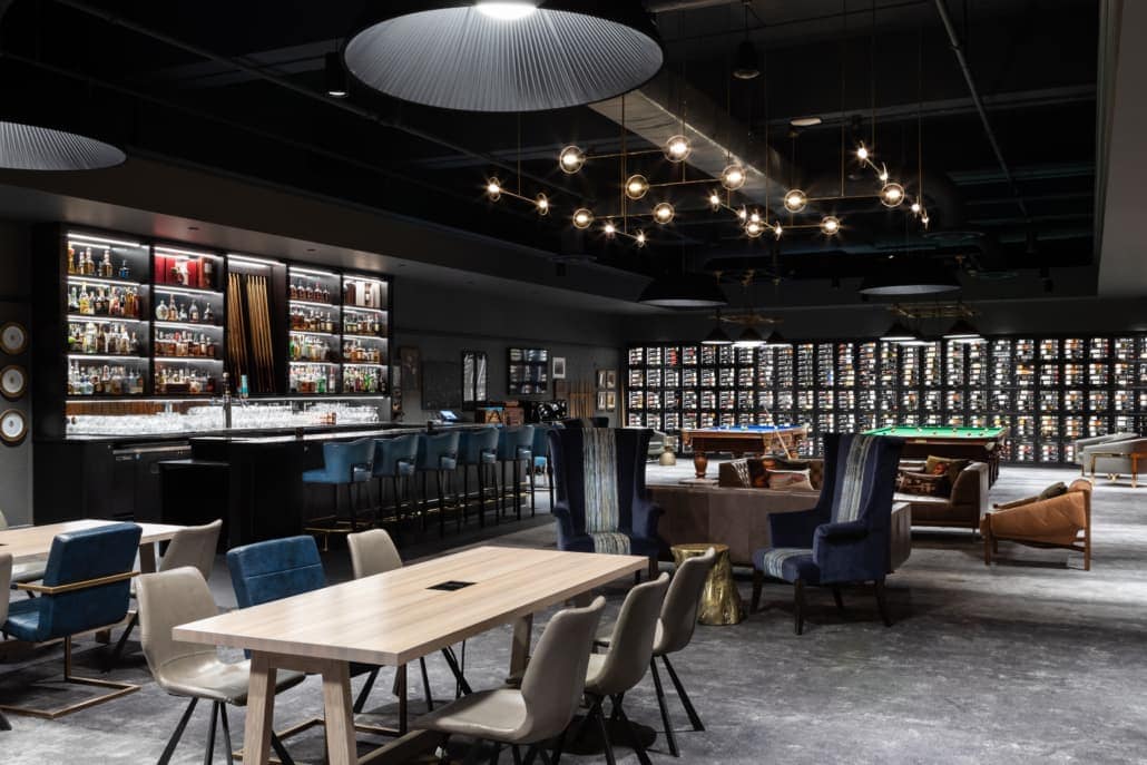 Terminal City Club home page banner showing electrical work