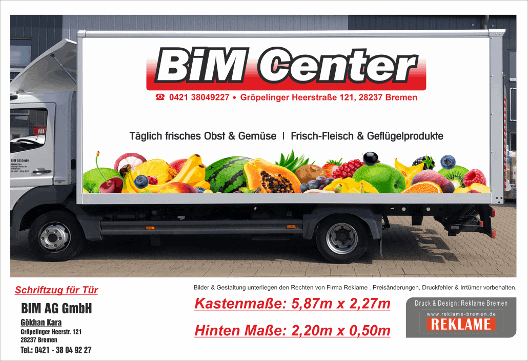 LKW Breschriftung BiM Center LKW Breschriftung BiM Center