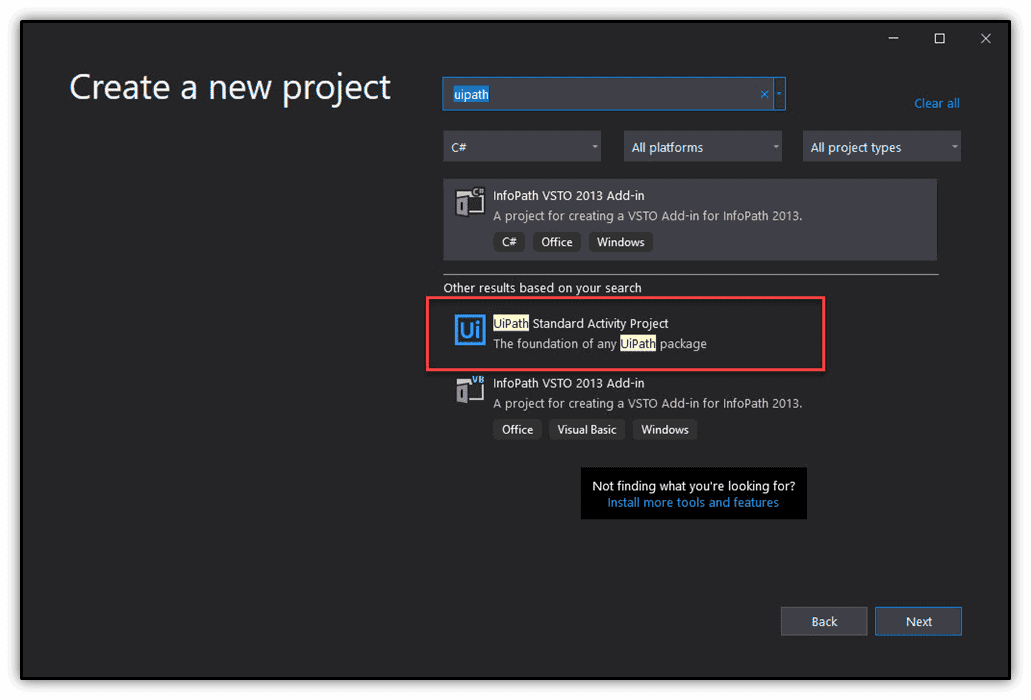 How to create custom activities in UiPath