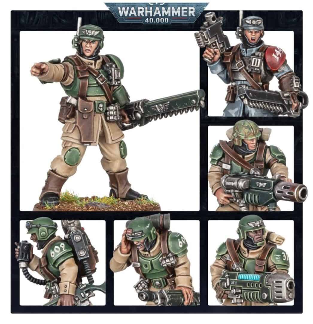 Astra Militarum- Cadian Shock Troops - Warhammer 40.000 - immagine 6