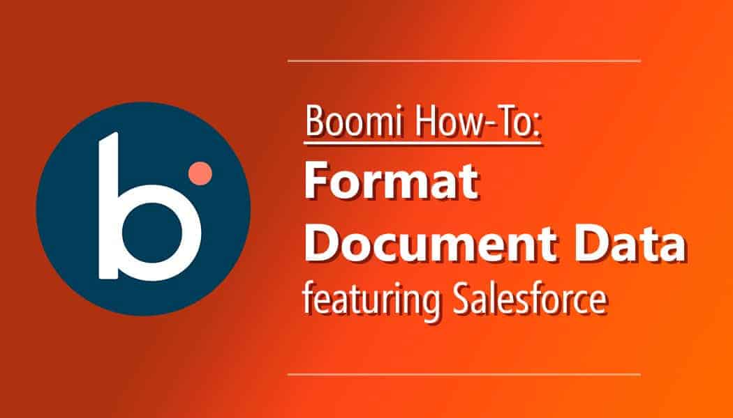 Format Document Data to HTML in 3 Steps with Boomi