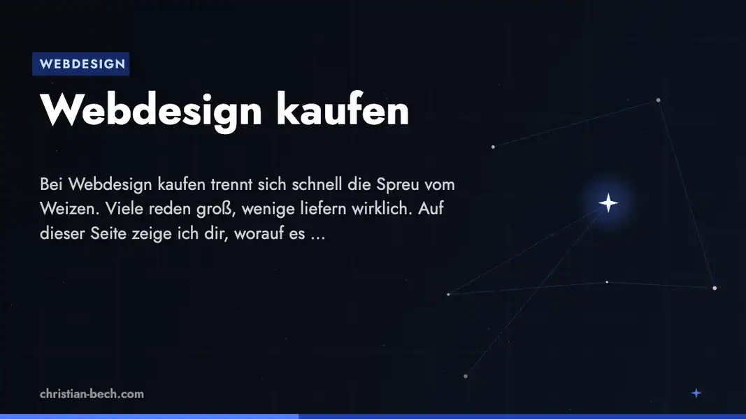 Webdesign kaufen – Überblick