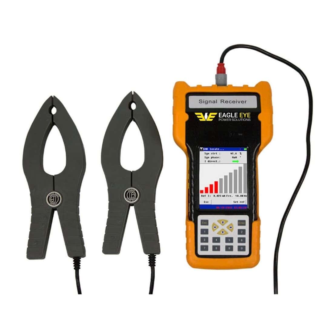 Eagle Eye Power Solutions GFL-1000 portable receiver and current clamps.