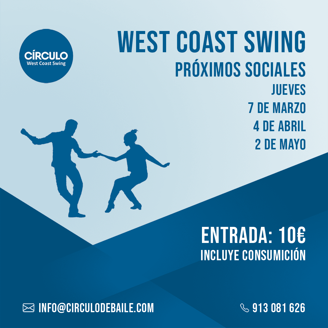 Social de West Coast Swing en Círculo de Baile