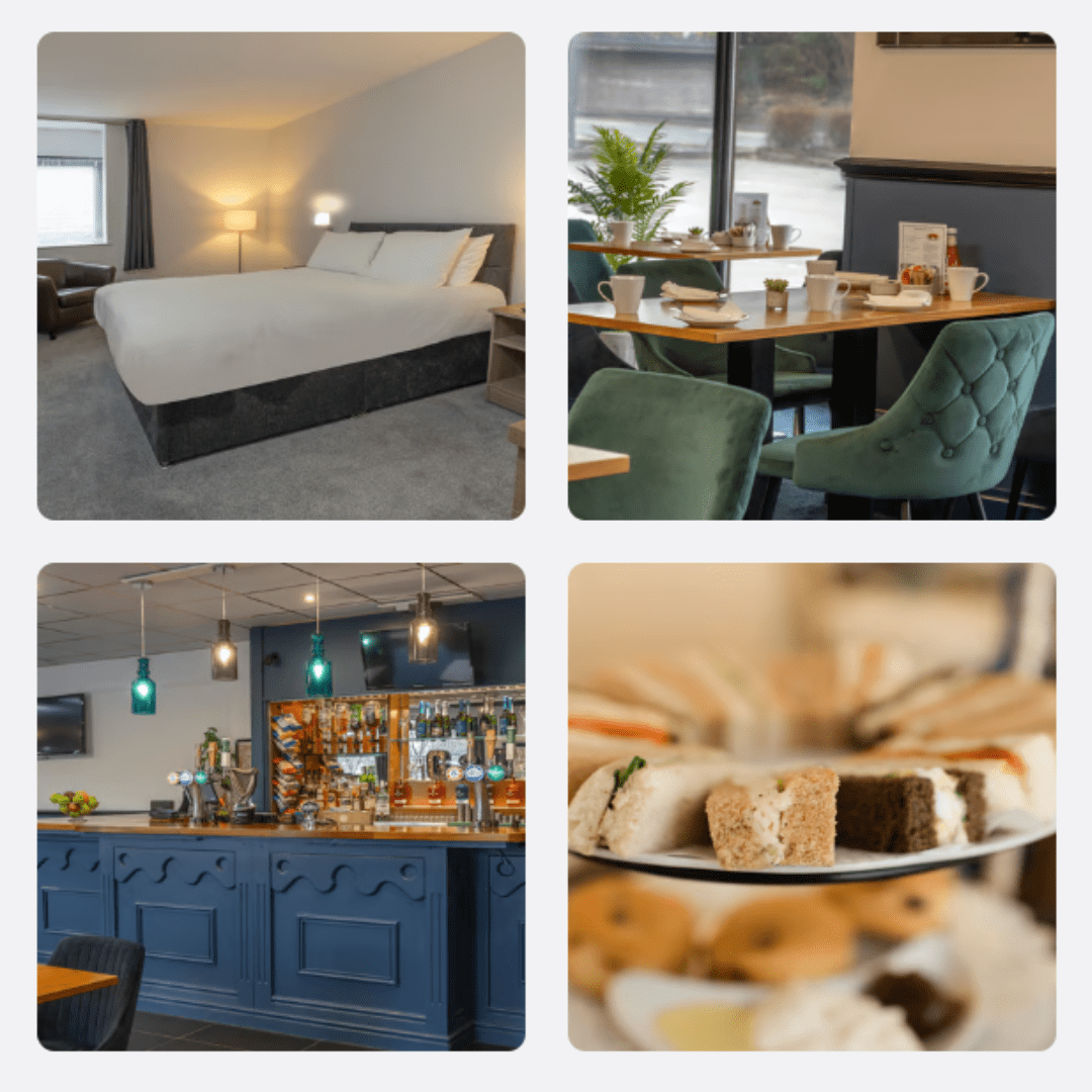 Hotel room at Hotel St Pierre Wakefield near Newmillerdam Country Park