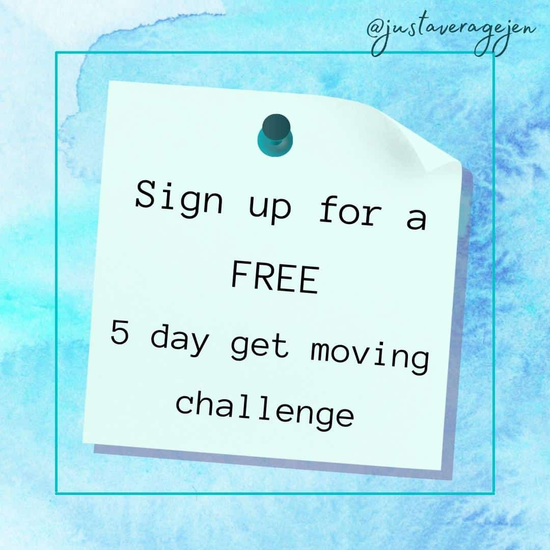 sign up for a free 5 day get moving challenge