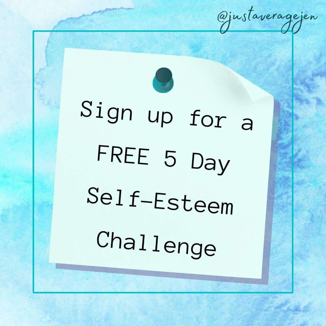 sign up for a free 5 day self-esteem challenge