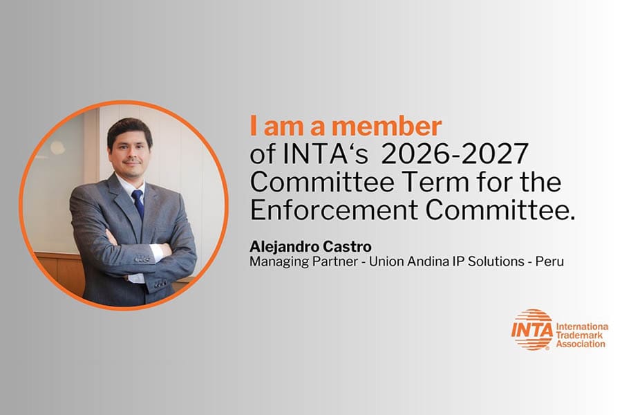 Alejandro Castro has been appointed to serve on INTA’s Enforcement Committee for the 2026-2027