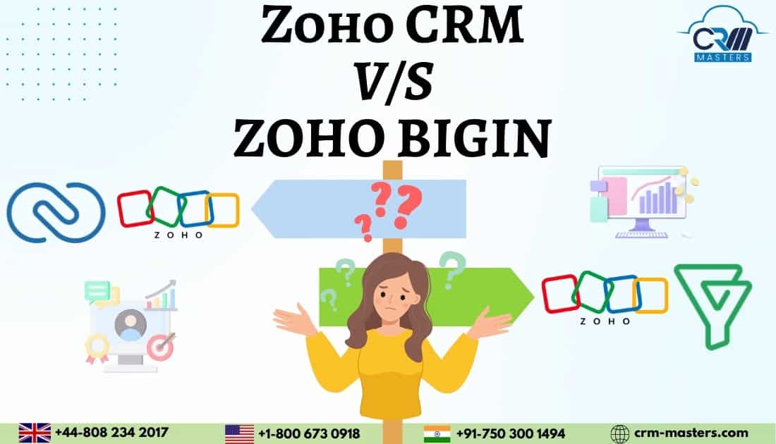 Zoho CRM vs Zoho Bigin
