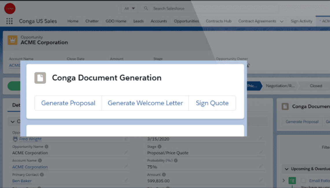 Conga Composer - Salesforce AppExchange Favorites