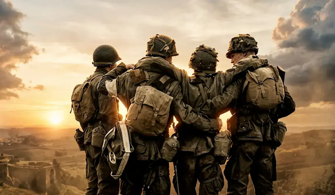 Miembros del cuerpo de intendencia militar del ejército en España en operación y trabajo en equipo